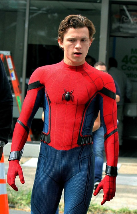 Tom Holland shirtless and bulge pics Source: mancelebs.com 