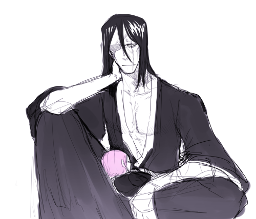 more Kenpachi and Yachiru doodles