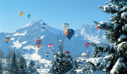 Up, up and away (balloon festival in Gstaad,