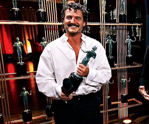 PEDRO PASCAL Outstanding Male Performance In A Drama Series For "The Last Of Us" At The SAG Awards (Feb