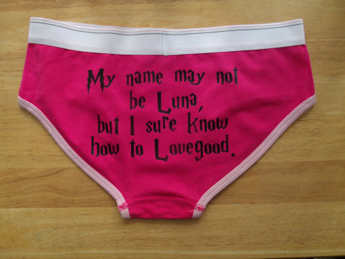 Sex wickedclothes:  Harry Potter Undies These pictures