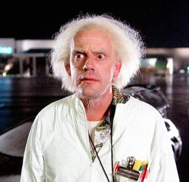 blondebrainpower:On this day in history, November 5th, 1955. This man, Emmett Lathrop “Doc” Brown, Ph.D conceptualized the idea of the flux capacitor and made time travel possible.