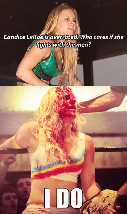southjerseysam:  Candice LeRae overrated? No, John Cena is overrated.