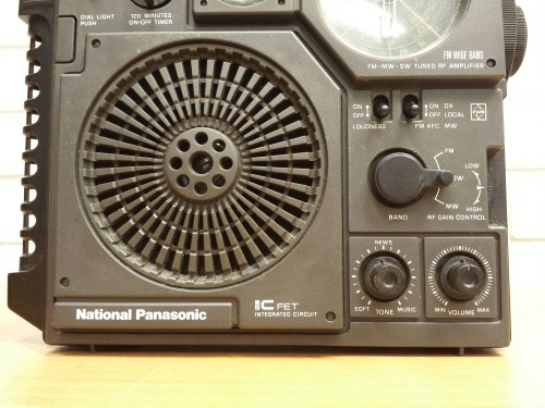 National Panasonic Cougar No.7 RF-877 FM-MW-SW Tuned RF Amplifier, 1973