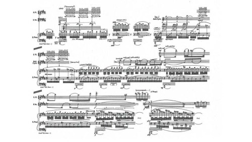 thevoraciousear:Various scores by composer George Crumb. What I find fascinating about these is that they were painstakingly written by hand before computers. The imagination required to come up with these visual as well as aural conceptions for a piece