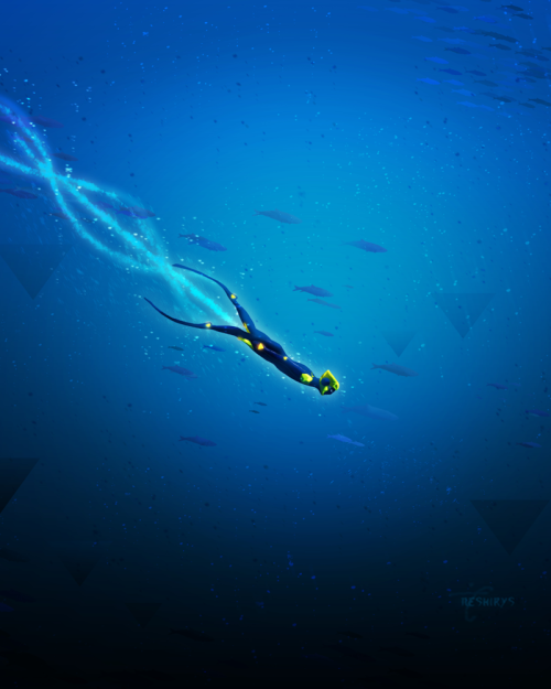 Abzu - Into the WaterDive into the Ocean of TimeTo Know, Water.. It’s a special illustration u