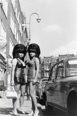 historicaltimes:  Two women in Amsterdam 1960s  Photo by Ed Van der Elsken.