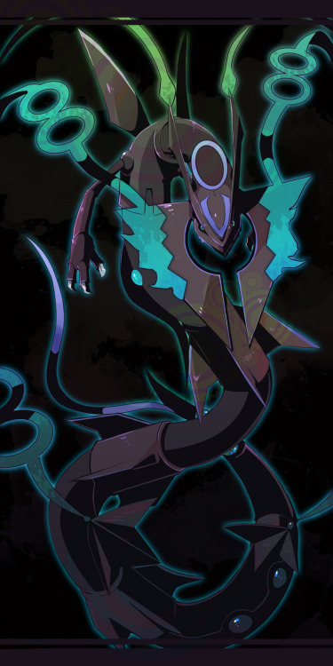 Shiny Mega Rayquaza Appears! by ECrystalica