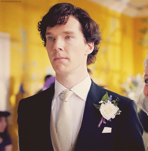 amygloriouspond:   Gratuitous Sherlock GIFs  John bouncing around Sholto like a puppy,