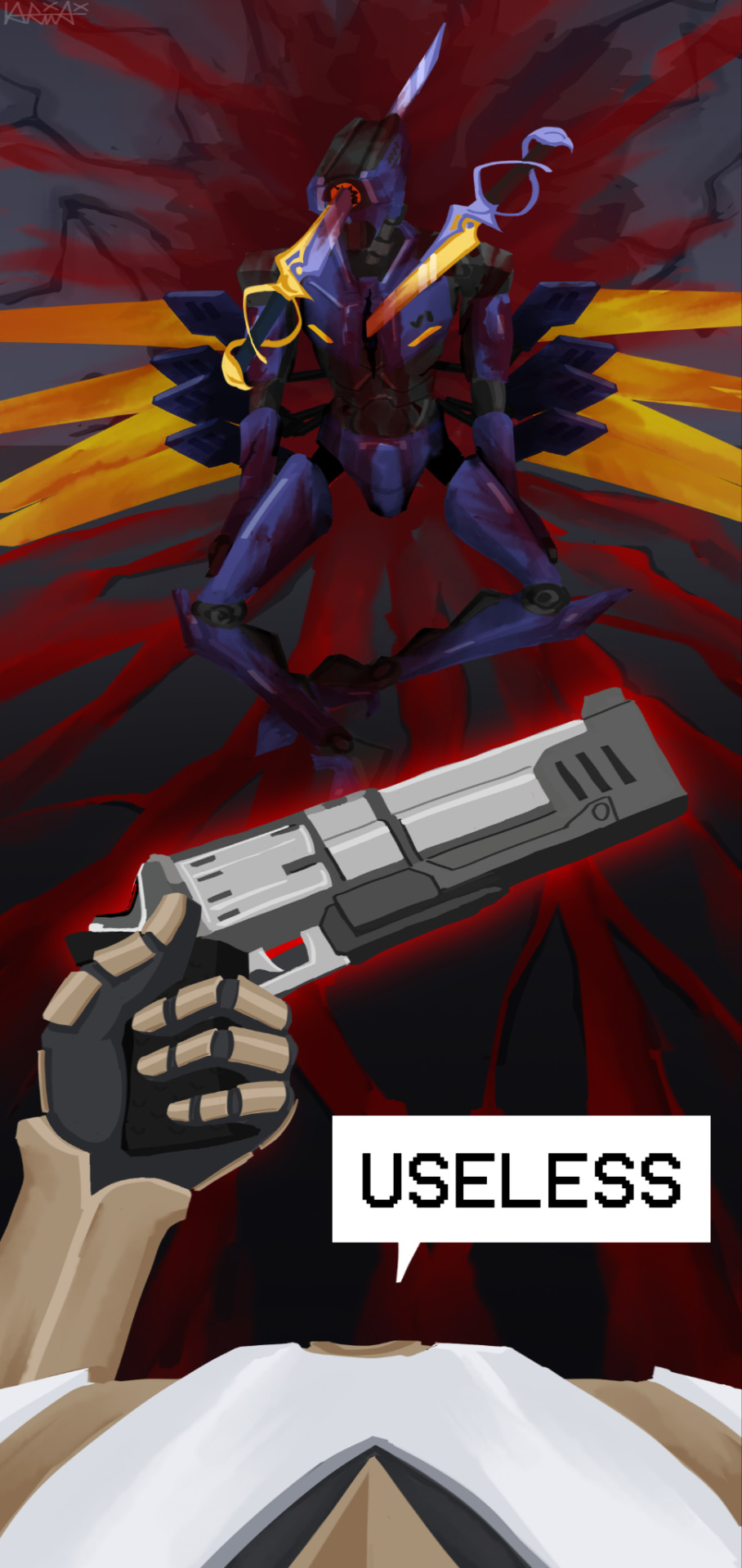 Day (8-9): Favorite Weapon (Red Revolver)