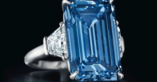 Blue diamonds start in subduction zonesWhen this blue diamond was auctioned by Christie’s auct