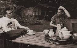 ottorocknroller:Morrissey having tea with