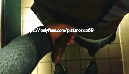 At the Library restroom playing with BBC #bigdick #uncut #dominicancock #gaysex #hung #gayporn #lati