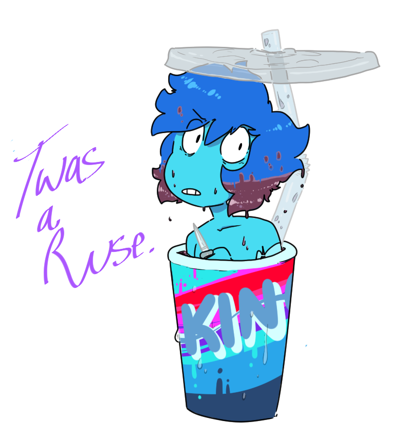 The most bizzare thing about this is how lapis ever possibly thought that lid would