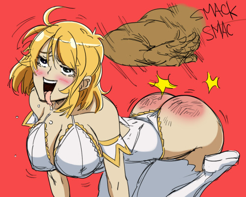 grimphantom:  asocnsfw:  Moar spanking! Coloring request from the drawthread on /a/. Artist is BB  Grimphantom: Yeah i would spank that XD. 