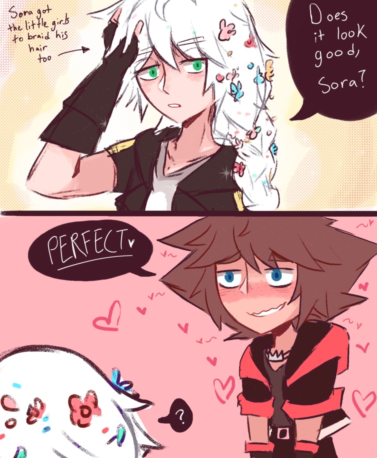 shu3gi:  ///what if riku still had long hair in kh3–