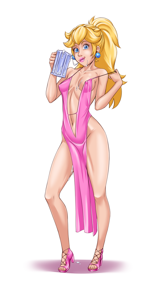 kyderdraw:  Peach.   peach and cream smoothie~ ;9