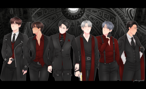 g-tracenpandas:[FA] Famiglia - VIXX6I wanted to draw something interesting and something classy. Ini