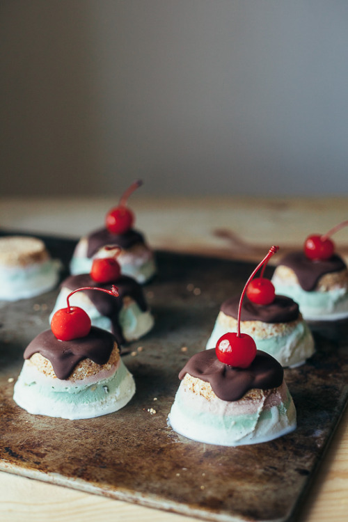 delectabledelight: Upside Down Mini Gelato Cakes