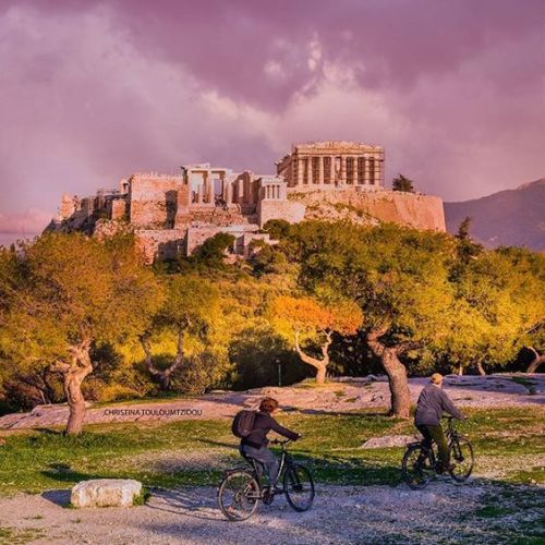 Athens, Greece. Nice spot for cycling &lt;3 Photo by Christina Touloumtzidou.