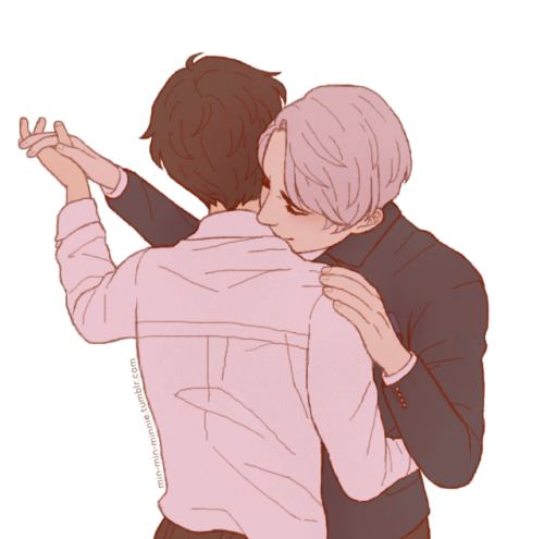 min-min-minnie: Art for my Viktuuri fic On My Love ♡ ♡ ♡