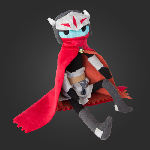 welovefinetees:  The Hyper Light Drifter plush is available for pre-order now! As a celebration of the Kickstarter backers he is 15% off until 4/14/16! Get your very own Drifter here: http://www.welovefine.com/feature/the-drifter.html 