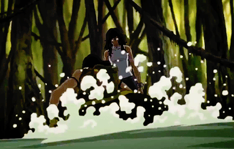 korrabent:Greens and Blues in Korra Alone