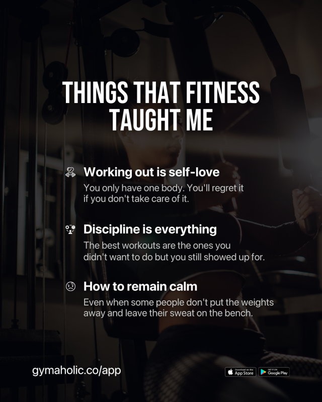 Things That Fitness Taught Me