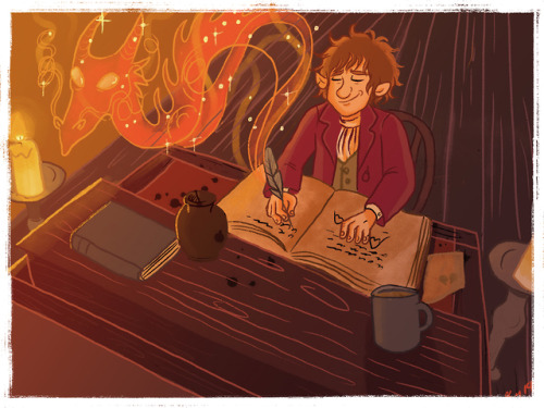 geetimesthree:Happy Hobbit Day!Today The Hobbit is 82 years old.It’s also Bilbo and Frodo Bagg