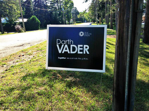 proudblackconservative: pr1nceshawn: Funny Voting Signs Express What People Really Think About These