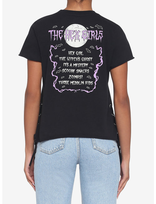 The Hex Girls tie-up t-shirt found at Hot Topic.