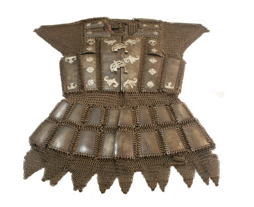 Moro plate and mail armor, The Philippines, 19th century.from The Worcester Art Museum : Higgins Arm