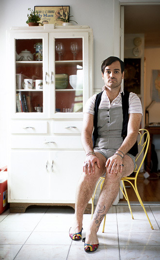 party-wok:  anythingphotography:  Full-Length Portraits of Men in Their Girlfriends’ Clothes by Photographer Jon Uriarte  If you’ve never switched clothes with your girlfriend in a bathroom at a party, you’re wrong. 