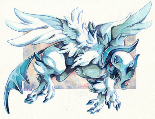 -Traditional art- Mega Absol A fanart of mega absol! I’m sad pokemon sword and shield won&rsqu