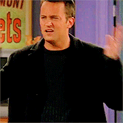 hayleyattwel:  every character i love  -&gt; chandler bing 