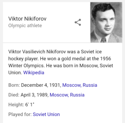 emerald-grey: GUYS LOOK WHAT I FOUND  NOT ONLY WAS HE A SKATER (for hockey) BUT HE WAS BORN IN DECEMBER, PLAYED FOR RUSSIA, HAS THE SAME NAME, AND WON GOLD MEDALS. 