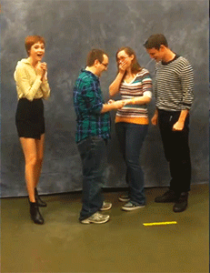 doctorwho:  ragggedy-man:  Marriage proposal during the Matt Smith and Karen Gillan