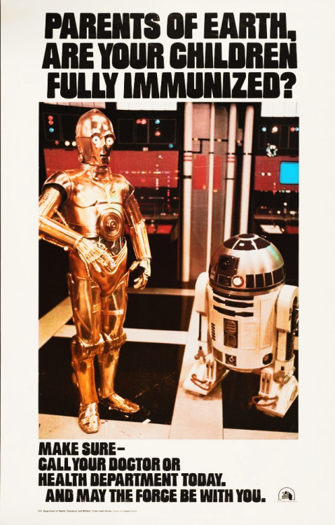 brawltogethernow:science70:Star Wars vaccination promotion poster (U.S. Department of Health, Educat