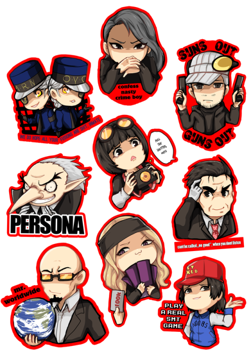 bosshuton:SO WELL I recently have been working on my first merchandise which will be Persona 5 stick