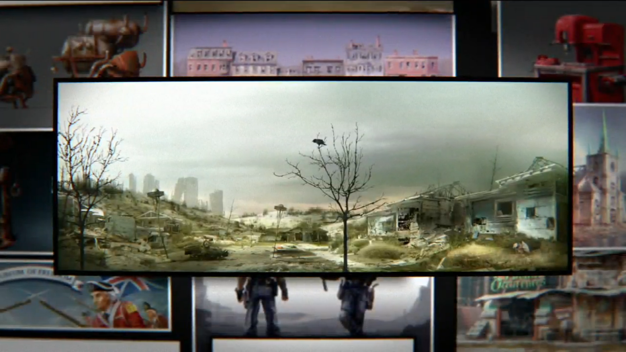 phyas:  Some Fallout 4 art showcased during the Bethesda E3 Showcase