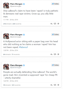Badgalarih:  Sulliman34:  Piers Morgan Is A Disgusting Sack Of Shit.  We Poppin Big