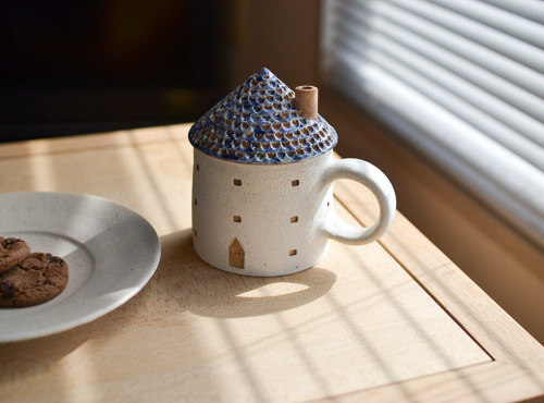 sosuperawesome: Mug houses by forest-seed on iichi • So Super Awesome is also on Facebook, Twit