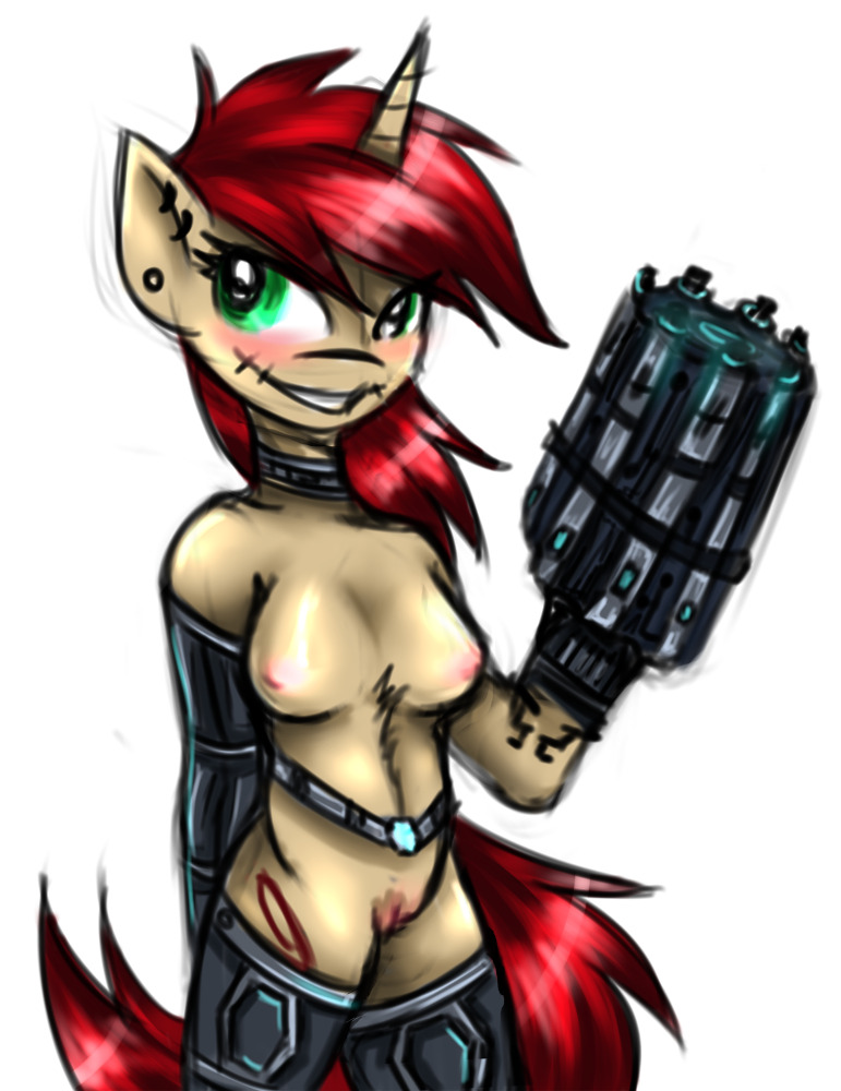 kairaanix:  My part of an art trade with Vulp I had an idea, I made it happen. Hope