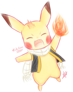 liku-bears:  🔥Pikachu Natsu?⚡️