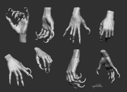 handsyDoing some 3d hand studies, spicing it up with Big Claws