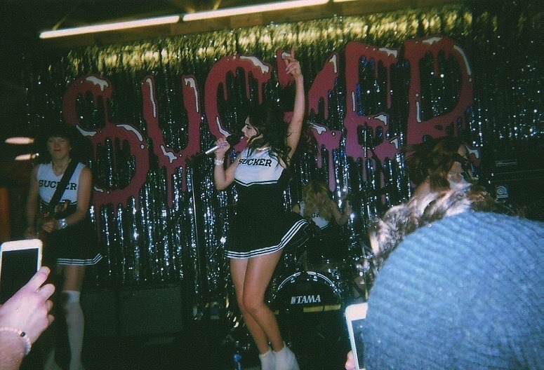 lofycries:  charli xcx  free record release show at urban outfitters nyc 12/16/14