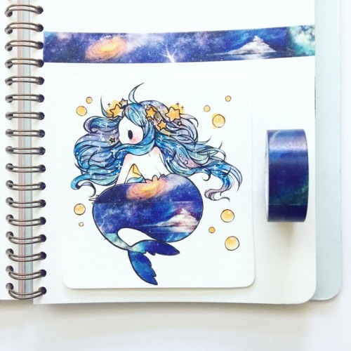 mermaid washi