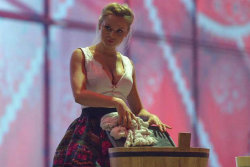 Excuse me, but a performance called &lsquo;We are Slavic&rsquo; deserves a couple of entries in this blog ;-) Here&rsquo;s your washerwoman.  Aleksandra Ciupa (aka Ola Ciupa) / Poland