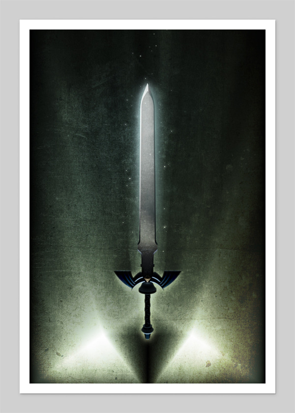 copiouslygeeky:  Zelda 13x19 Inch Poster Another great fan design based on the Zelda