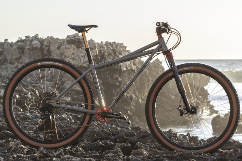 (via Farr&rsquo;s Twin-T Hardtail is a Ducati-Inspired Steel Throwback - Pinkbike)